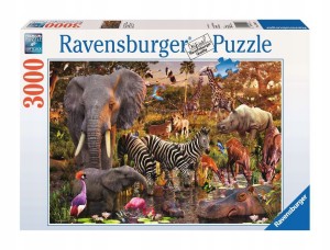 RAVENSBURGER PUZZLE 3000 el. Zwierzęta Afryki