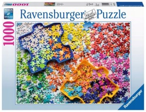 RAVENSBURGER PUZZLE 1000 el. KOLOROWE PUZZLE