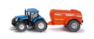 SIKU 1945 Traktor z cysterną 1:50