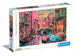 Puzzle 6000 el. HQ Zachód słońca nad Wenecją 36524