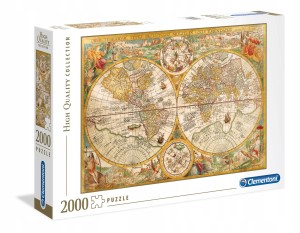 CLEMENTONI 32557 PUZZLE 2000 EL. MAPA STAROŻYTNA