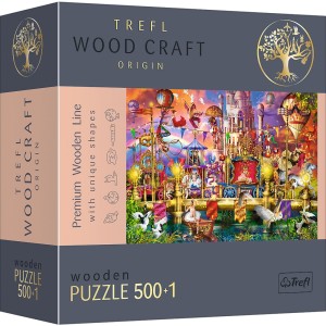 Trefl Puzzle drewniane 500+1 Magiczny świat 20156