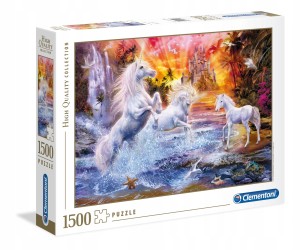 PUZZLE CLEMENTONI 1500 el. Wild Unicorns 31805
