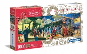 Puzzle CLEMENTONI 1000 el. Christmas Santa Ex. Loc