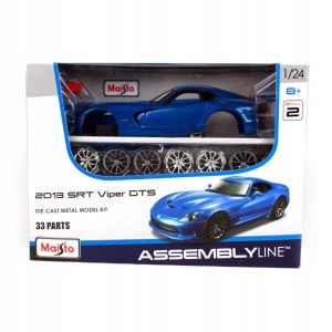 MAISTO MODEL 2013 SRT VIPER GTS do składania 1/24