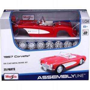 MAISTO MODEL 1957 Corvette do składania 1/24 39275