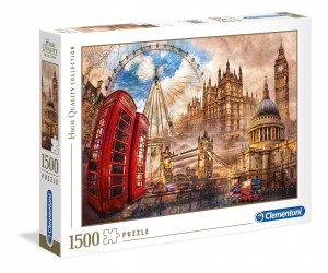 PUZZLE CLEMENTONI 1500 el. Vintage London 31807