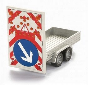 SIKU 1028 PRZYCZEPA KONTROLI RUCHU