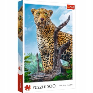 TREFL PUZZLE 500 el. DZIKI LAMPART 37332