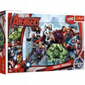TREFL Puzzle 100 el. AVENGERS do ataku 16272