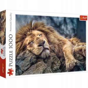 TREFL PUZZLE 1000 el. Śpiący lew 10447