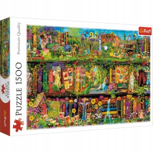 TREFL PUZZLE 1500 el. BAŚNIOWA BIBLIOTECZKA 26165