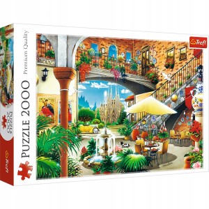 TREFL PUZZLE 2000 el. WIDOK NA BARCELONĘ 27105