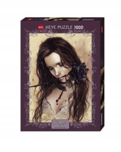 Puzzle HEYE 1000 el. CIEMNA RÓŻA 29430