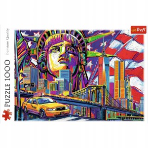 TREFL PUZZLE 1000 el. Kolory Nowego Jorku 10523