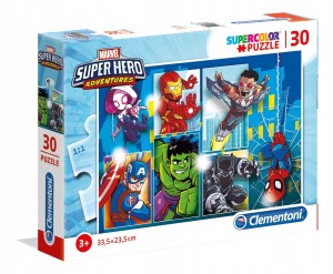 CLEMENTONI PUZZLE 30 el. SUPER HERO ADVENTURES