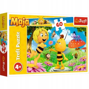 Puzzle Trefl Pszczółka Maja kwiatek Mai 60 el