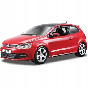 BBURAGO MODEL VW POLO GTI MARK 5 CZERWONY 1:24
