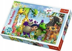 TREFL PUZZLE 100 el WISSPER I PRZYJACIELE 16335