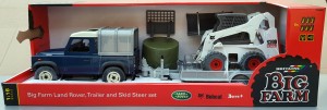 BRITAINS BIG FARM 1:16 Land Rover z przyczepą