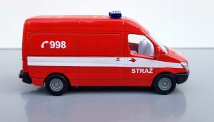 SIKU 0808 STRAŻ POŻARNA VAN WERSJA PL