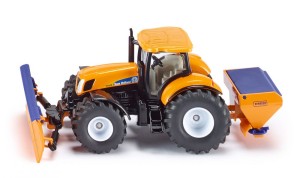 SIKU 2940 NEW HOLLAND Z PŁUGIEM I PIASKARKĄ 1:50