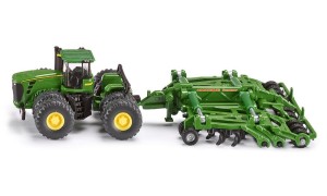 SIKU 1856 TRAKTOR JOHN DEERE + ZESTAW DO ORKI 1:87