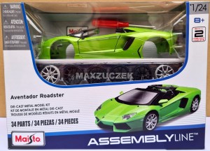MAISTO model 39124 Lamborghini Aventador Roadster do składania 1:24
