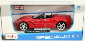 Model MAISTO 2014 CORVETTE STINGRAY CZERWONY 1:24