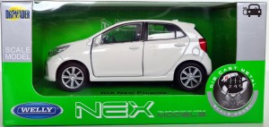 WELLY MODEL KIA ALL NEW PICANTO BIAŁA 1:34