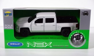 WELLY MODEL 2017 CHEVROLET SILVERADO BIAŁY 1:34