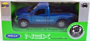WELLY MODEL 2015 FORD F-150 REGULAR CAB 1:34