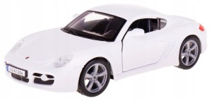 Bburago model PORSCHE CAYMAN S białe 1:32