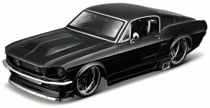 MAISTO 39094 model do składania 1967 FORD MUSTANG GT czarny 1:24