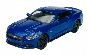 WELLY model 2015 FORD MUSTANG GT niebieski 1:34