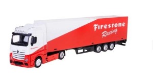 Bburago 18-31460 TIR Mercedes Actros Firestone Racing 1:43