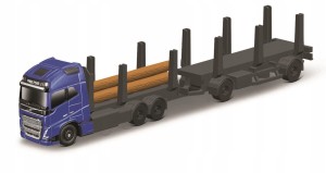 MAISTO 11682 Volvo FH16 Ciężarówka z przyczepą do przewozu drewna
