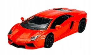 BBURAGO model LAMBORGHINI AVENTADOR COUPE POMARAŃCZOWY 1:32