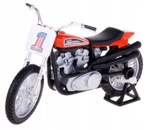 Maisto model motor 1972 Harley-Dawidson XR750 Racing Bike 1:18