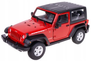 Welly model JEEP Wrangler Rubicon 1:24 czerwony