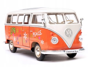 Welly model 1963 Volkswagen T1 Bus Love 1:24
