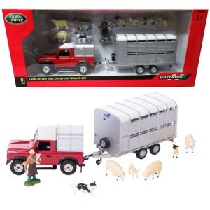 Tomy Britains 43138 Land Rover z przyczepą 1:32