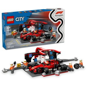 LEGO City 60443 Pit stop City 60443 F1 i personel Ferrari