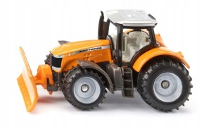 SIKU 1564 Massey Ferguson z pługiem śnieżnym